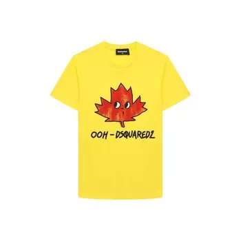 Хлопковая футболка Dsquared2