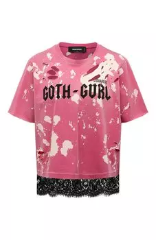 Хлопковая футболка Dsquared2
