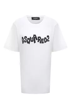 Хлопковая футболка Dsquared2