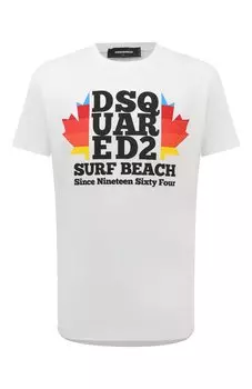 Хлопковая футболка Dsquared2