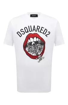 Хлопковая футболка Dsquared2