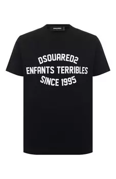 Хлопковая футболка Dsquared2