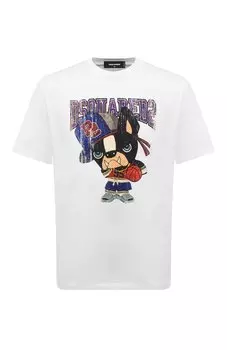 Хлопковая футболка Dsquared2