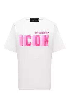 Хлопковая футболка Dsquared2