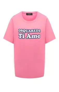 Хлопковая футболка Dsquared2