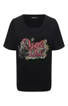 Хлопковая футболка Dsquared2
