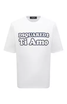 Хлопковая футболка Dsquared2