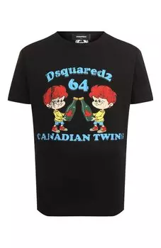 Хлопковая футболка Dsquared2