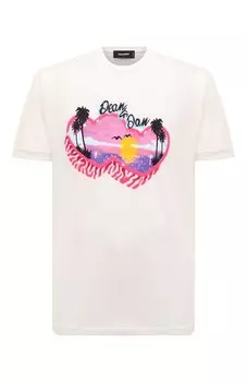 Хлопковая футболка Dsquared2
