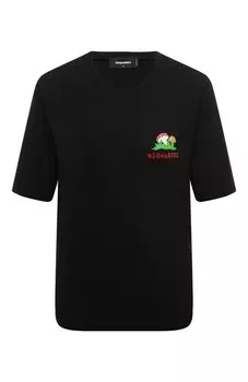 Хлопковая футболка Dsquared2