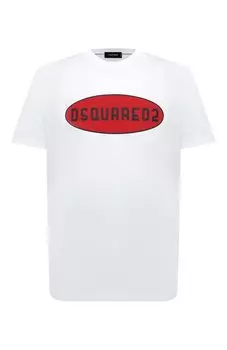 Хлопковая футболка Dsquared2