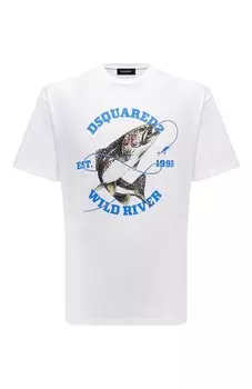 Хлопковая футболка Dsquared2