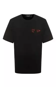 Хлопковая футболка Dsquared2