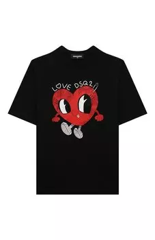 Хлопковая футболка Dsquared2