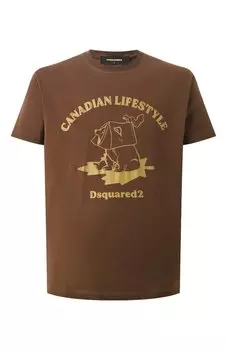 Хлопковая футболка Dsquared2