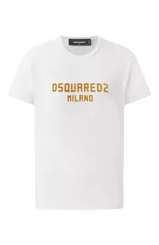 Хлопковая футболка Dsquared2