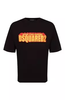 Хлопковая футболка Dsquared2
