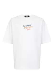 Хлопковая футболка Dsquared2