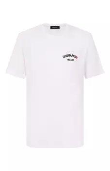 Хлопковая футболка Dsquared2
