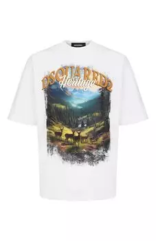 Хлопковая футболка Dsquared2