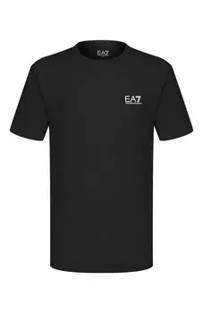 Хлопковая футболка EA7
