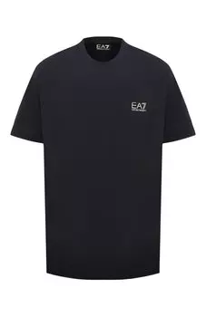 Хлопковая футболка EA7