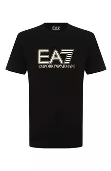 Хлопковая футболка EA7