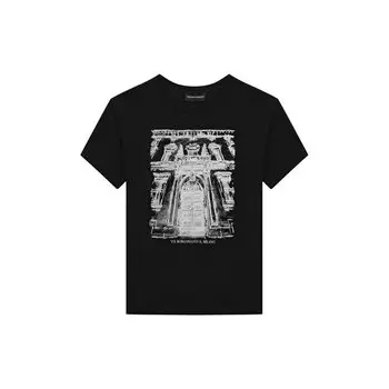 Хлопковая футболка Emporio Armani