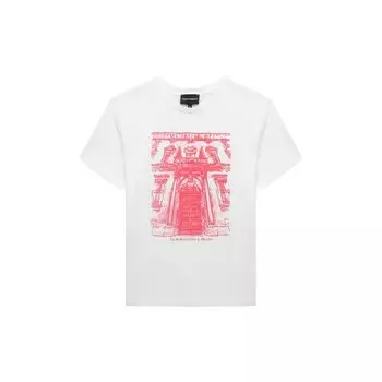 Хлопковая футболка Emporio Armani