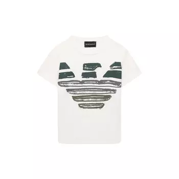 Хлопковая футболка Emporio Armani