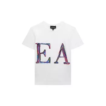 Хлопковая футболка Emporio Armani