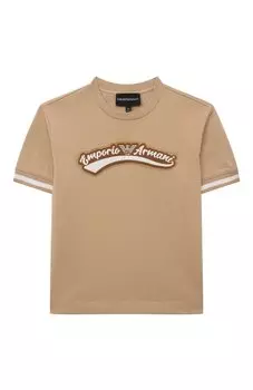 Хлопковая футболка Emporio Armani