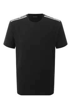 Хлопковая футболка Emporio Armani