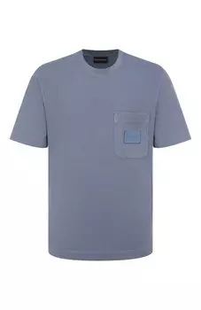 Хлопковая футболка Emporio Armani