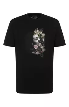 Хлопковая футболка Emporio Armani