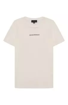Хлопковая футболка Emporio Armani