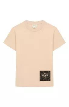 Хлопковая футболка Fendi