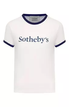 Хлопковая футболка FRAME x Sotheby's Frame Denim