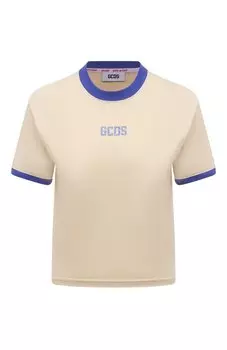 Хлопковая футболка GCDS