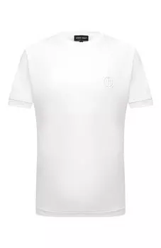 Хлопковая футболка Giorgio Armani