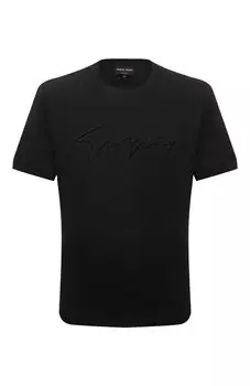 Хлопковая футболка Giorgio Armani