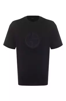 Хлопковая футболка Giorgio Armani