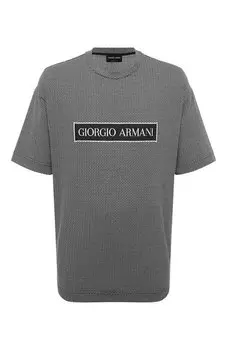 Хлопковая футболка Giorgio Armani