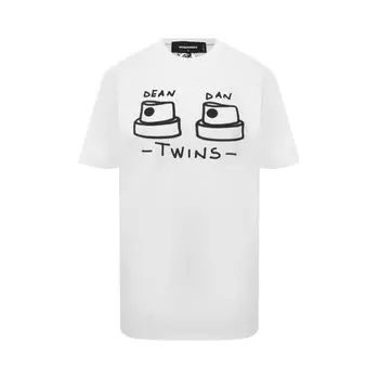 Хлопковая футболка Dsquared2