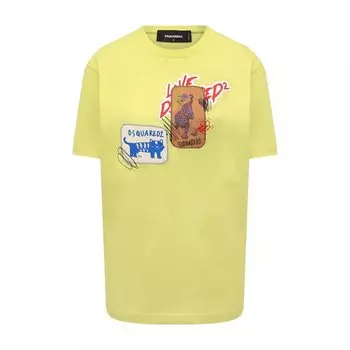 Хлопковая футболка Dsquared2