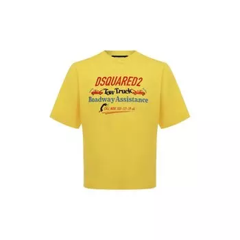 Хлопковая футболка Dsquared2