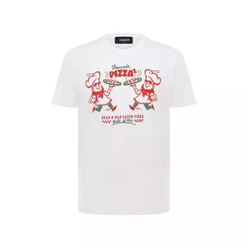 Хлопковая футболка Dsquared2
