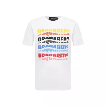 Хлопковая футболка Dsquared2