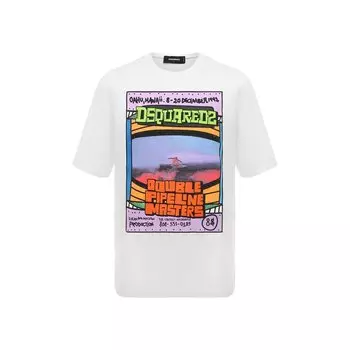 Хлопковая футболка Dsquared2