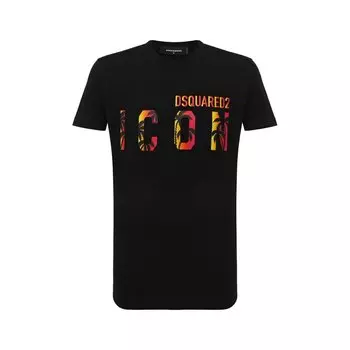 Хлопковая футболка Dsquared2